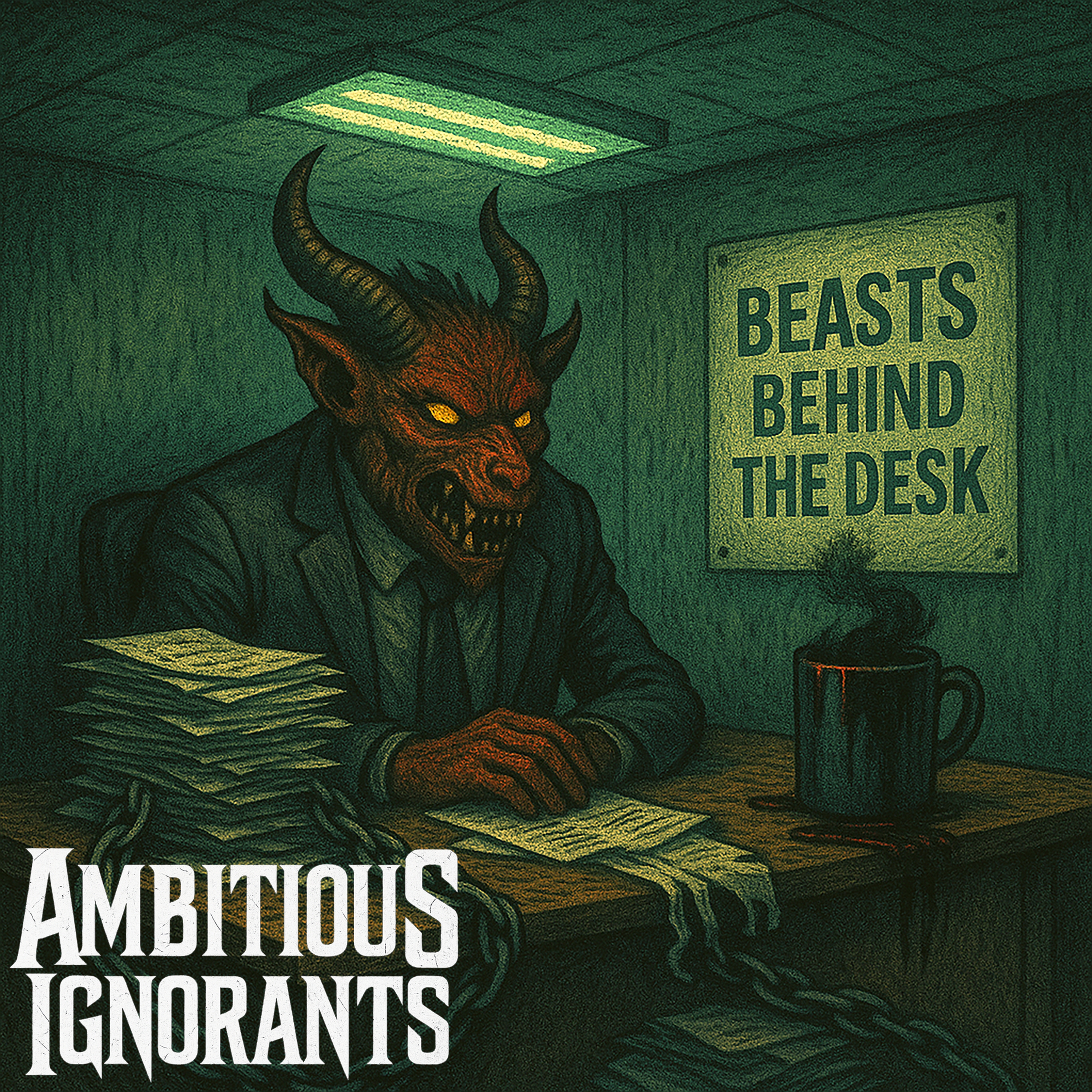 Cover art for Beasts Behind the Desk by Ambitious Ignorants